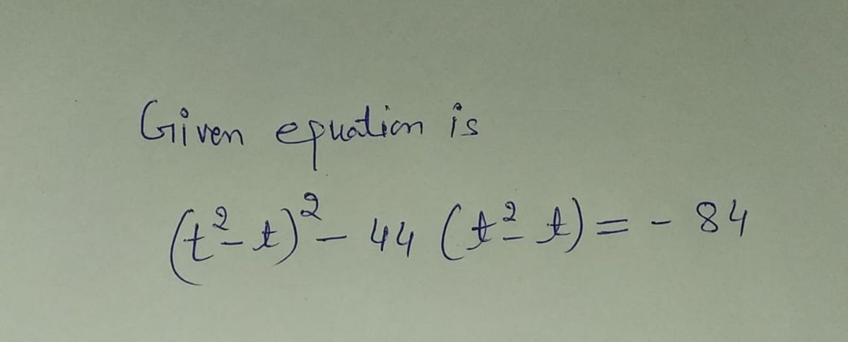 Algebra homework question answer, step 1, image 1